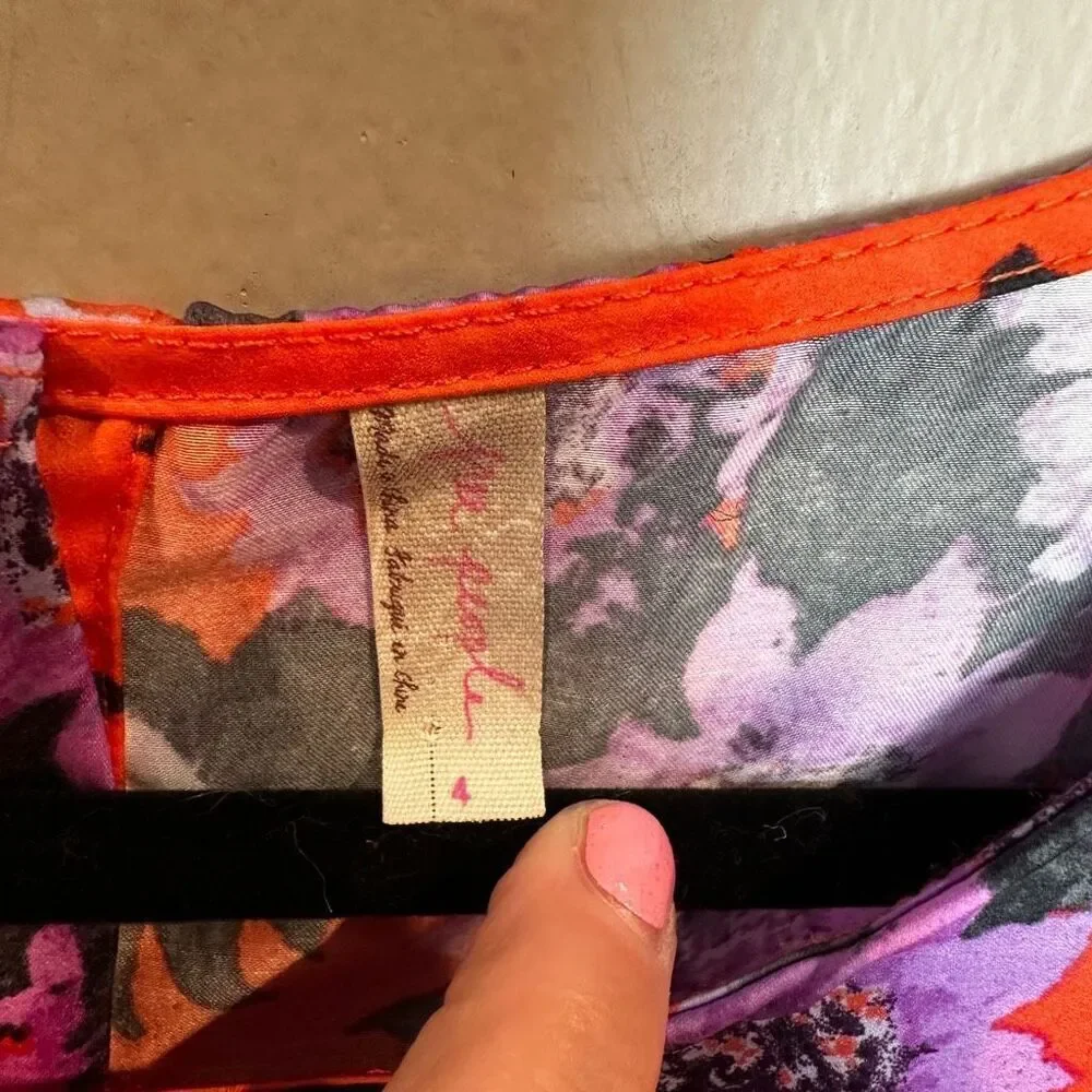 Free People Floral Dress Size 4